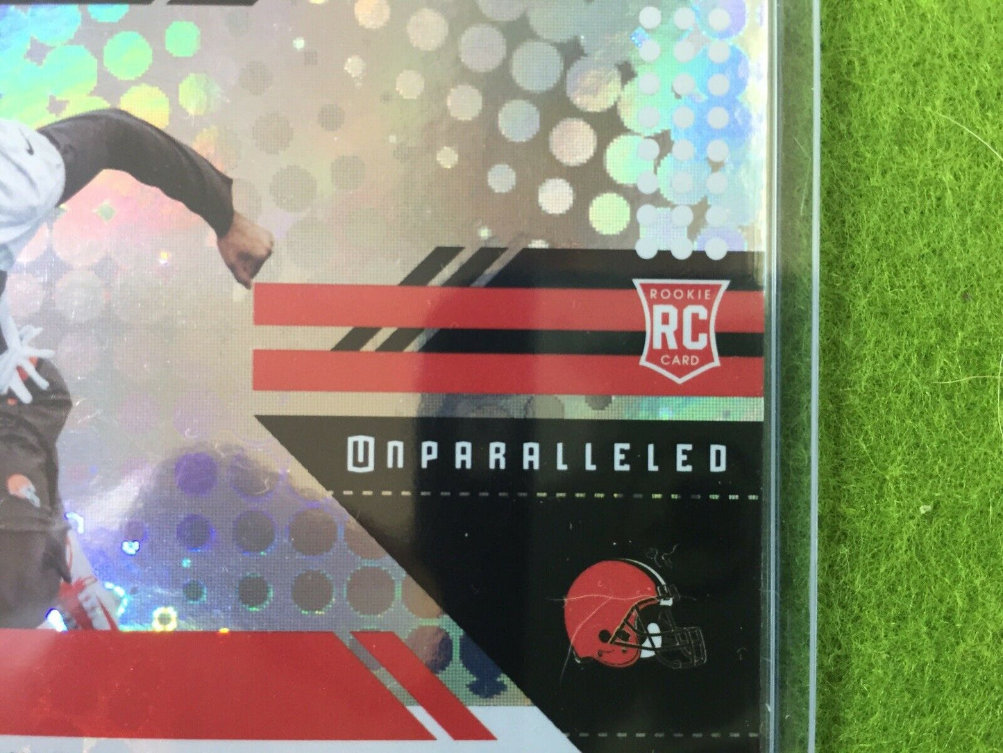 DENZEL WARD ROOKIE CARD JERSEY #12 PRIZM *RC* CLEVELAND BROWNS 2018 Unparalleled