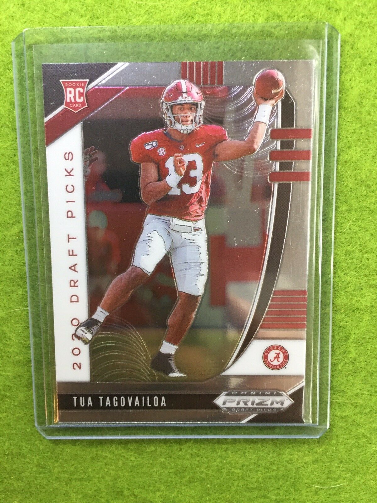 TUA TAGOVAILOA PRIZM ROOKIE CARD JERSEY #13 ALABAMA RC 2020 Prizm Draft Picks rc