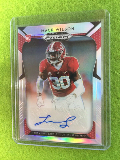 MACK WILSON PRIZM AUTO Baker Mayfield 's LB ROOKIE CARD BROWNS SP 2019 Prizm SSP