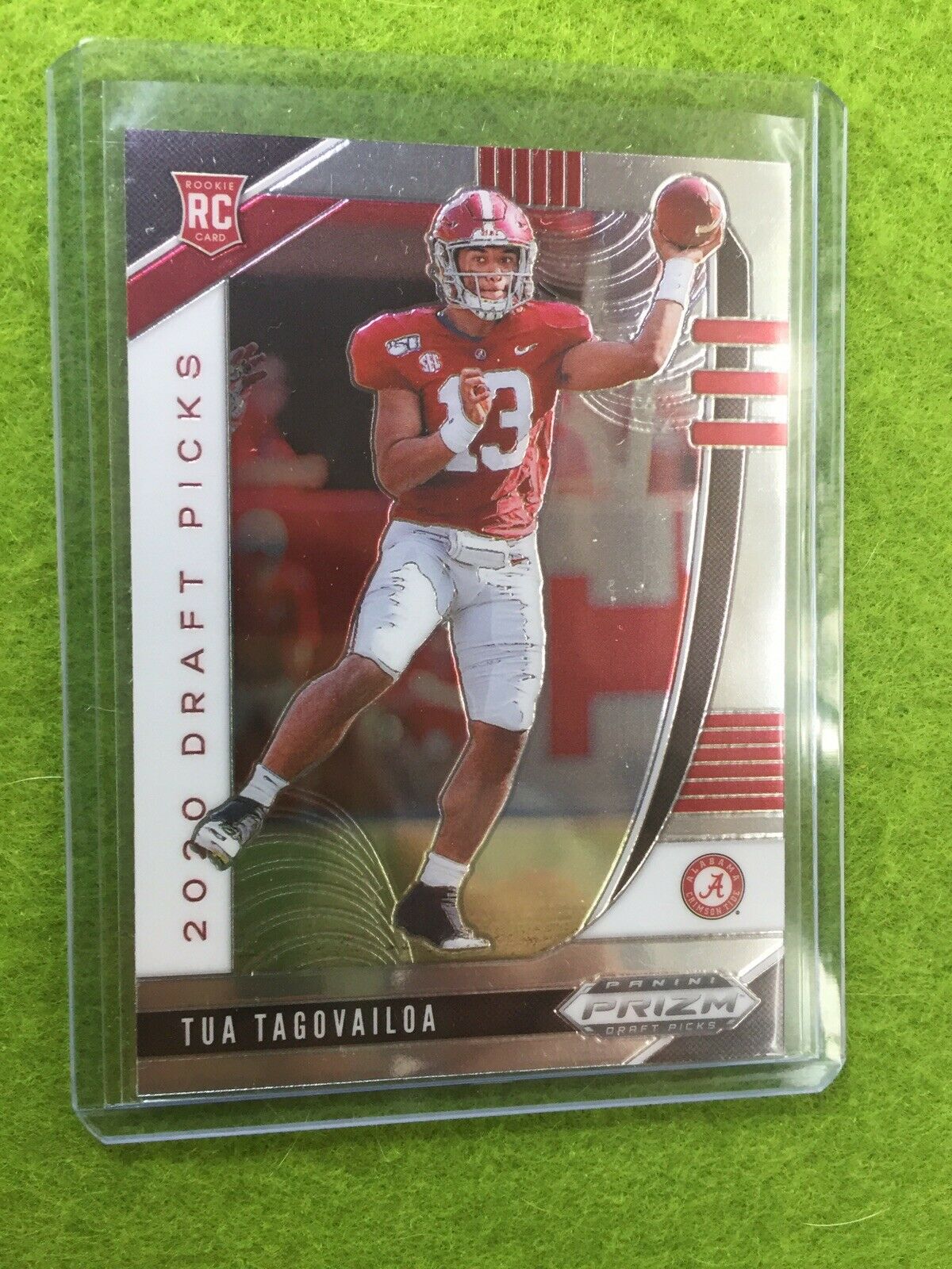 TUA TAGOVAILOA PRIZM ROOKIE CARD JERSEY #13 ALABAMA RC 2020 Prizm Draft Picks rc