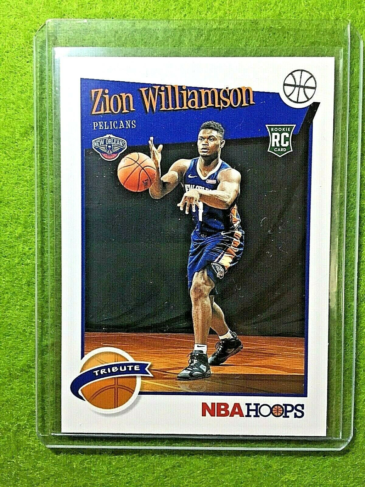 ZION WILLIAMSON ROOKIE CARD JERSEY #1 PELICANS RC 2019-20 Panini HOOPS rookie rc