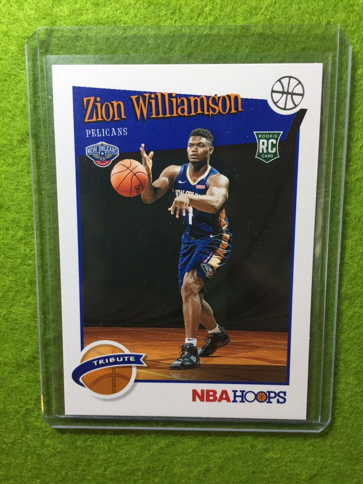 ZION WILLIAMSON ROOKIE CARD JERSEY #1 PELICANS RC 2019-20 Panini HOOPS rookie rc