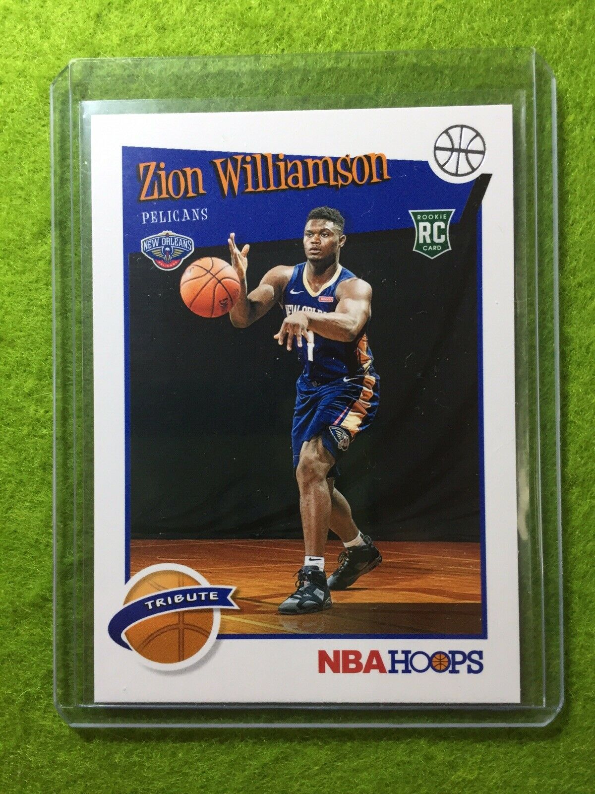 ZION WILLIAMSON ROOKIE CARD JERSEY #1 PELICANS RC 2019-20 Panini HOOPS rookie rc