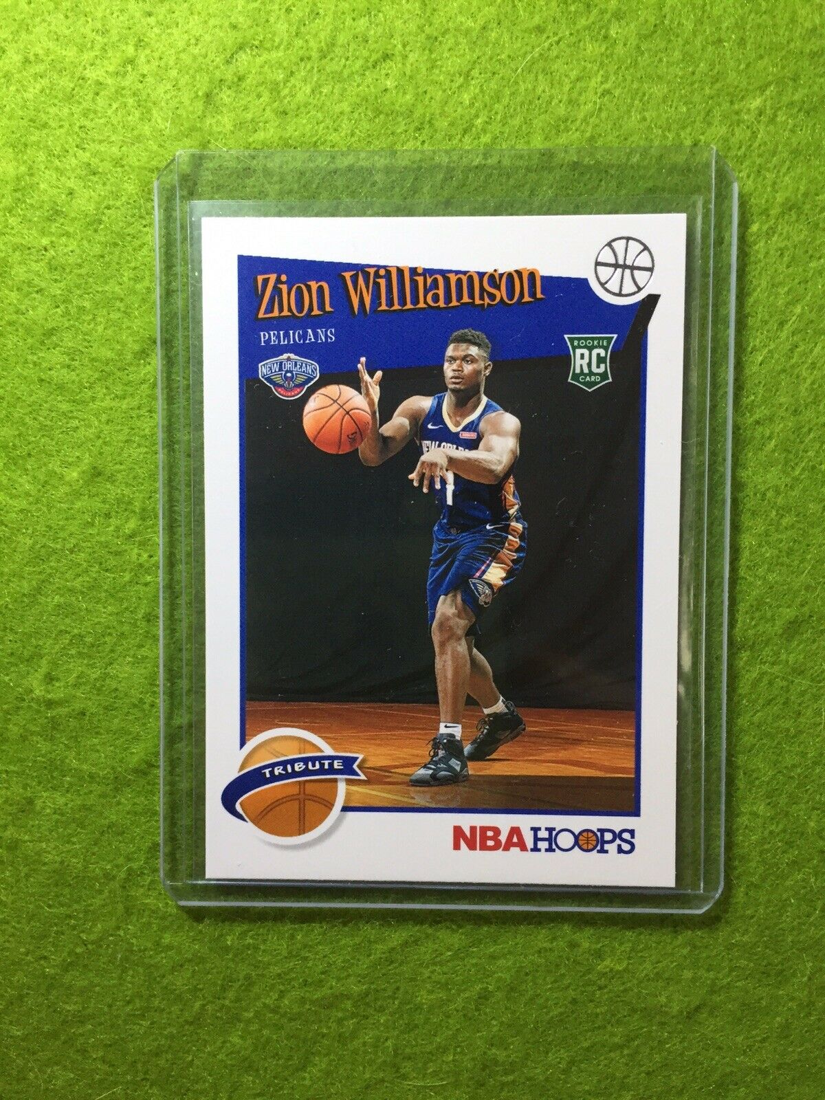 ZION WILLIAMSON ROOKIE CARD JERSEY #1 PELICANS RC 2019-20 Panini HOOPS rookie rc