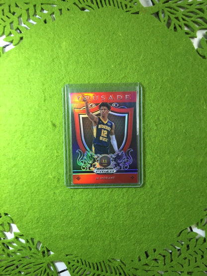 JA MORANT PRIZM ROOKIE CARD JERSEY #12 MS RC GRIZZLIES 2019 Prizm CRUSADE RED SP