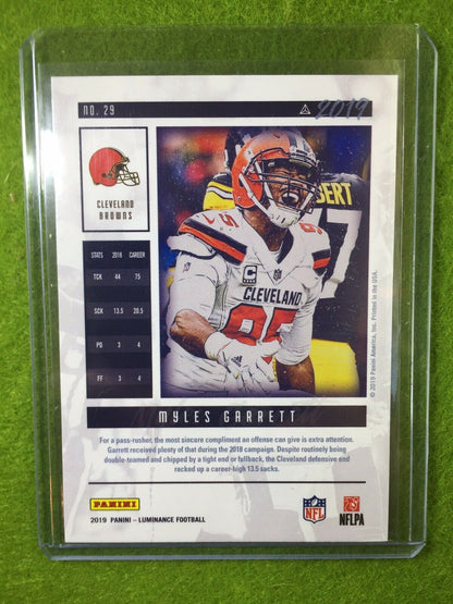 MYLES GARRETT JERSEY #95 Baker Mayfield's DE CLEVELAND BROWNS 2019 Luminance #29