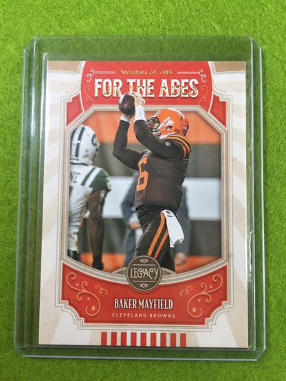 BAKER MAYFIELD JERSEY #6 CLEVELAND BROWNS CARD 2019 Legacy Football #FTA-BM *SP*