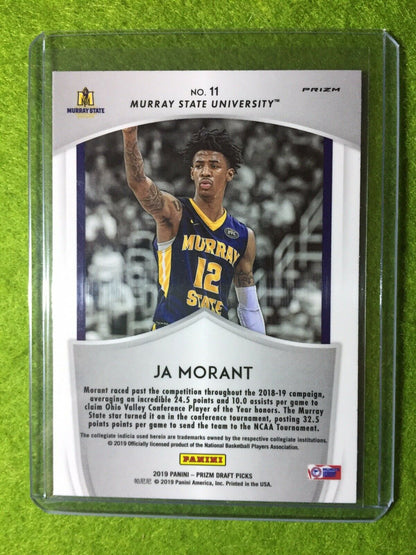 JA MORANT RC PRIZM ROOKIE CARD JERSEY #12 MS SP GRIZZLIES 2019 Prizm PINK PULSAR