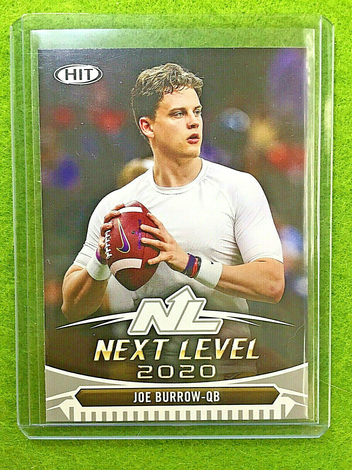 JOE BURROW ROOKIE CARD JERSEY #9 LSU RC 2020 Sage HIT Premier NEXT LEVEL SILVER