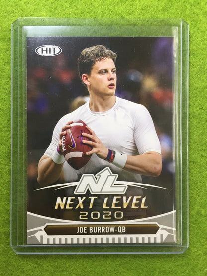 JOE BURROW ROOKIE CARD JERSEY #9 LSU RC 2020 Sage HIT Premier NEXT LEVEL SILVER