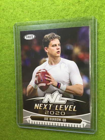 JOE BURROW ROOKIE CARD JERSEY #9 LSU RC 2020 Sage HIT Premier NEXT LEVEL SILVER