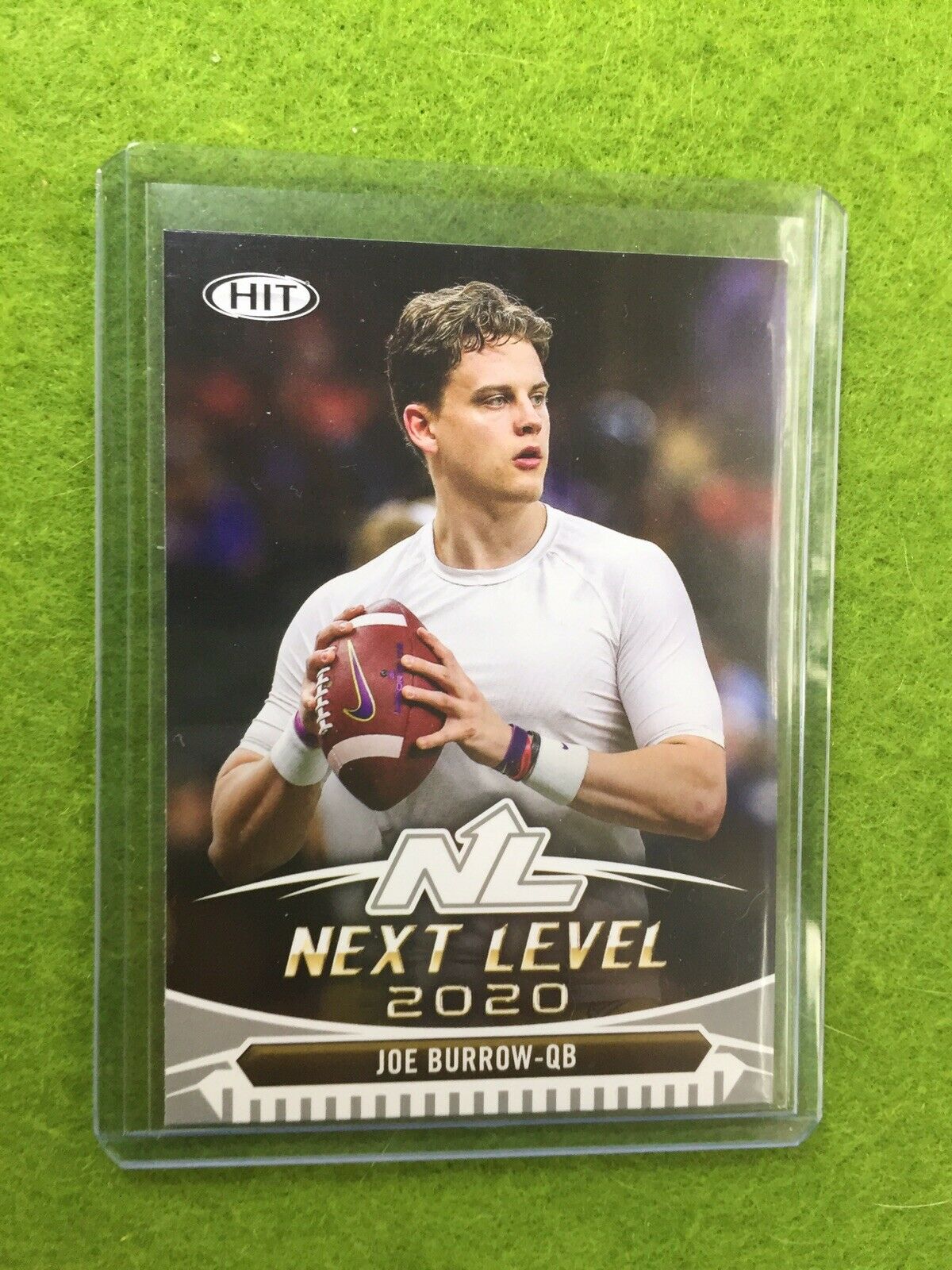 JOE BURROW ROOKIE CARD JERSEY #9 LSU RC 2020 Sage HIT Premier NEXT LEVEL SILVER