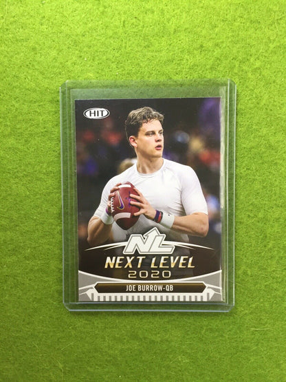 JOE BURROW ROOKIE CARD JERSEY #9 LSU RC 2020 Sage HIT Premier NEXT LEVEL SILVER