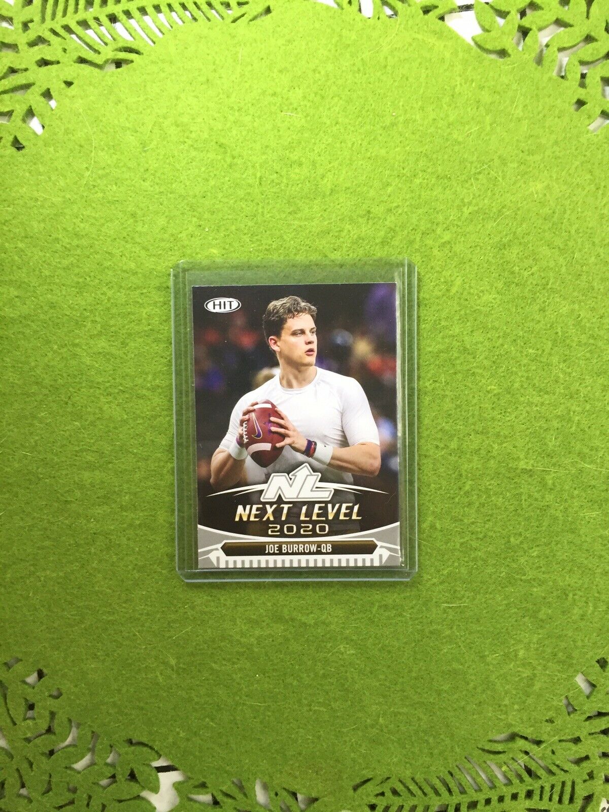 JOE BURROW ROOKIE CARD JERSEY #9 LSU RC 2020 Sage HIT Premier NEXT LEVEL SILVER