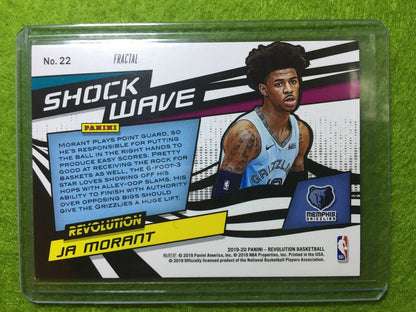 JA MORANT FRACTAL PRIZM ROOKIE CARD RC REFRACTOR 2019-20 Revolution SHOCKWAVE SP