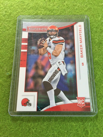 BAKER MAYFIELD ROOKIE CARD RC CLEVELAND BROWNS 2018 Panini Rookies & Stars #101