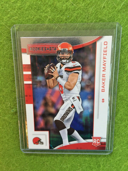 BAKER MAYFIELD ROOKIE CARD RC CLEVELAND BROWNS 2018 Panini Rookies & Stars #101