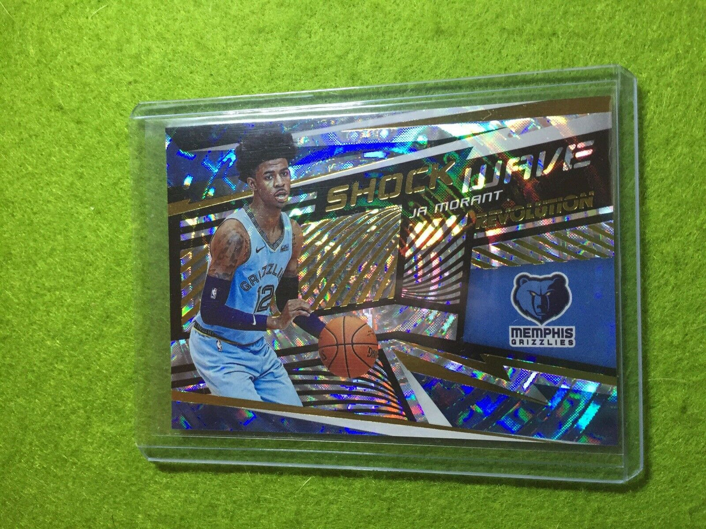 JA MORANT FRACTAL PRIZM ROOKIE CARD RC REFRACTOR 2019-20 Revolution SHOCKWAVE SP