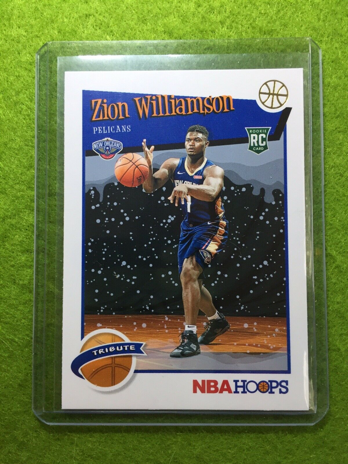 ZION WILLIAMSON ROOKIE CARD JERSEY #1 PELICANS SP RC 2019-20 Panini Hoops WINTER