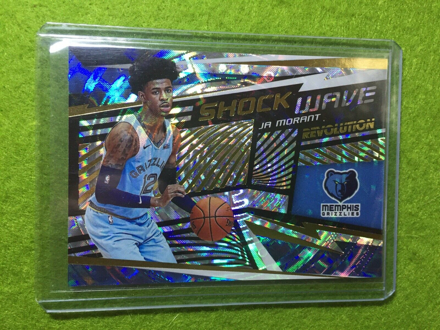 JA MORANT FRACTAL PRIZM ROOKIE CARD RC REFRACTOR 2019-20 Revolution SHOCKWAVE SP