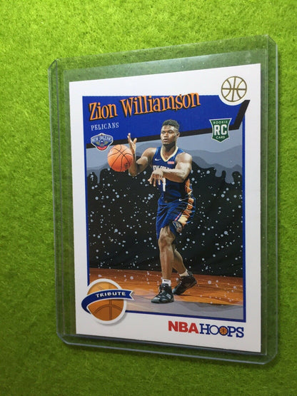 ZION WILLIAMSON ROOKIE CARD JERSEY #1 PELICANS SP RC 2019-20 Panini Hoops WINTER