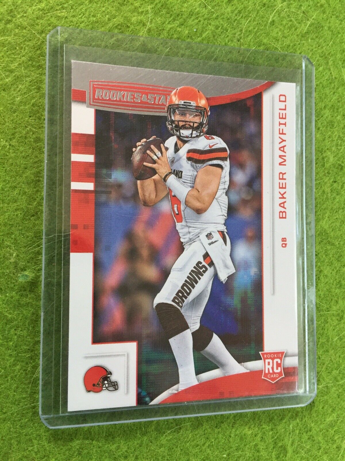 BAKER MAYFIELD ROOKIE CARD RC CLEVELAND BROWNS 2018 Panini Rookies & Stars #101