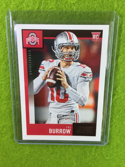 JOE BURROW ROOKIE CARD JERSEY #10 OHIO STATE RC LSU 2020 Panini Score BENGALS SP