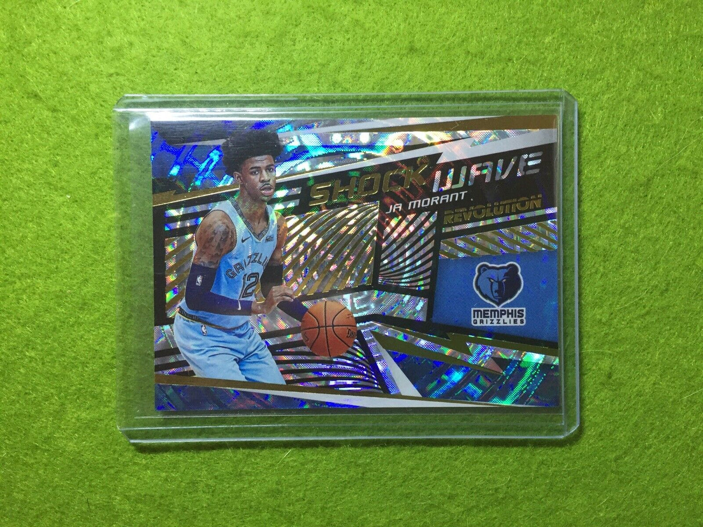 JA MORANT FRACTAL PRIZM ROOKIE CARD RC REFRACTOR 2019-20 Revolution SHOCKWAVE SP