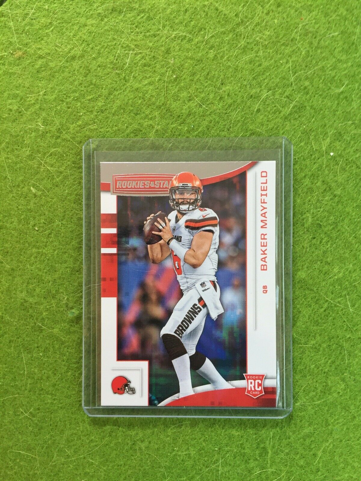 BAKER MAYFIELD ROOKIE CARD RC CLEVELAND BROWNS 2018 Panini Rookies & Stars #101