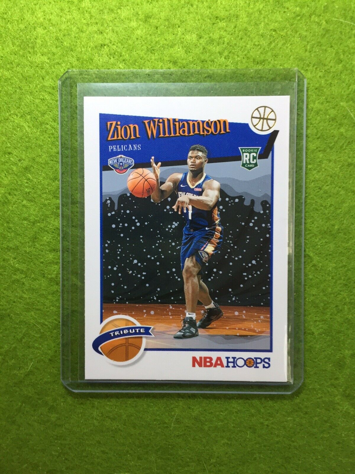 ZION WILLIAMSON ROOKIE CARD JERSEY #1 PELICANS SP RC 2019-20 Panini Hoops WINTER