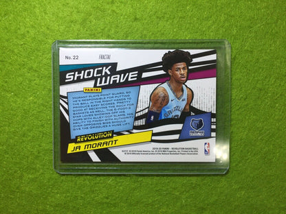 JA MORANT FRACTAL PRIZM ROOKIE CARD RC REFRACTOR 2019-20 Revolution SHOCKWAVE SP