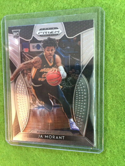 Ja Morant PRIZM ROOKIE CARD JERSEY #12 GRIZZLIES RC 2019 Prizm Draft Picks #2 rc