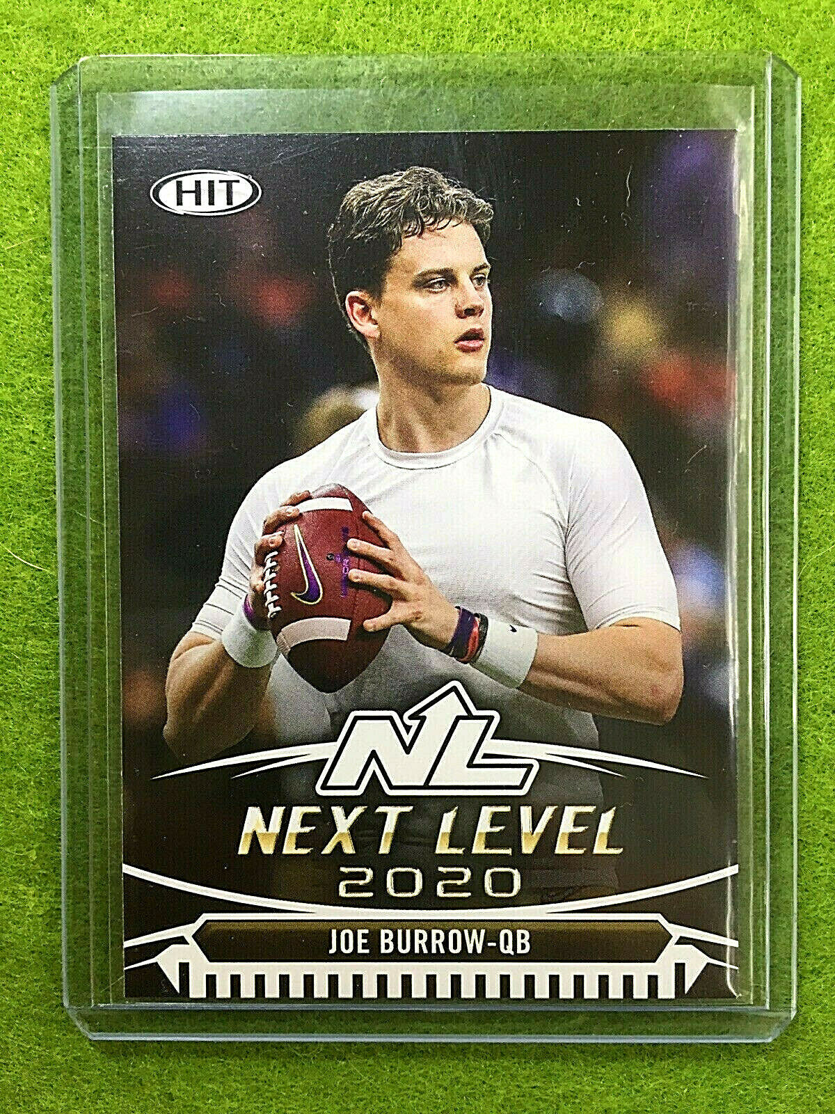 JOE BURROW ROOKIE CARD JERSEY #9 LSU RC 2020 Sage HIT Premier NEXT LEVEL BENGALS