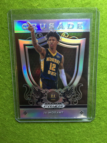 JA MORANT SILVER PRIZM ROOKIE CARD JERSEY #12 MS RC GRIZZLIES 2019 Prizm CRUSADE