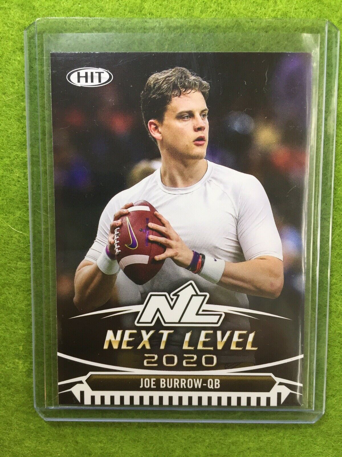 JOE BURROW ROOKIE CARD JERSEY #9 LSU RC 2020 Sage HIT Premier NEXT LEVEL BENGALS