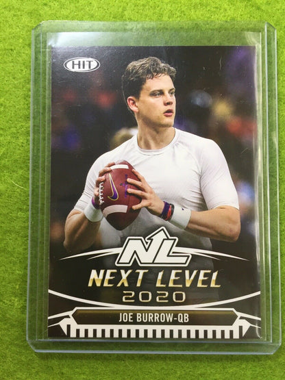 JOE BURROW ROOKIE CARD JERSEY #9 LSU RC 2020 Sage HIT Premier NEXT LEVEL BENGALS