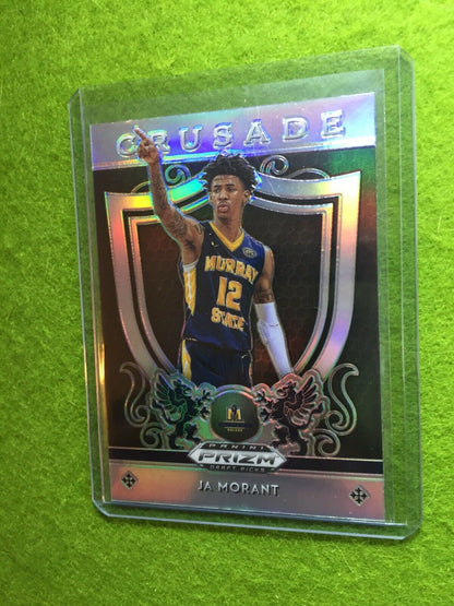 JA MORANT SILVER PRIZM ROOKIE CARD JERSEY #12 MS RC GRIZZLIES 2019 Prizm CRUSADE