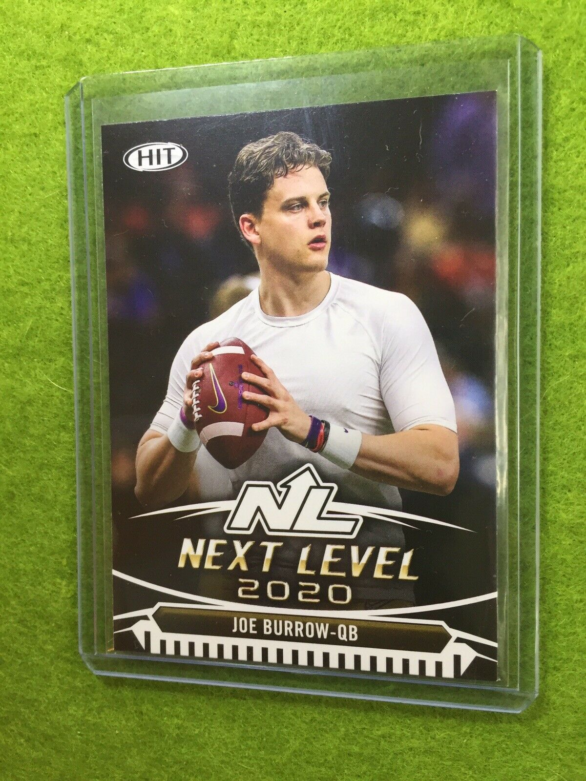 JOE BURROW ROOKIE CARD JERSEY #9 LSU RC 2020 Sage HIT Premier NEXT LEVEL BENGALS