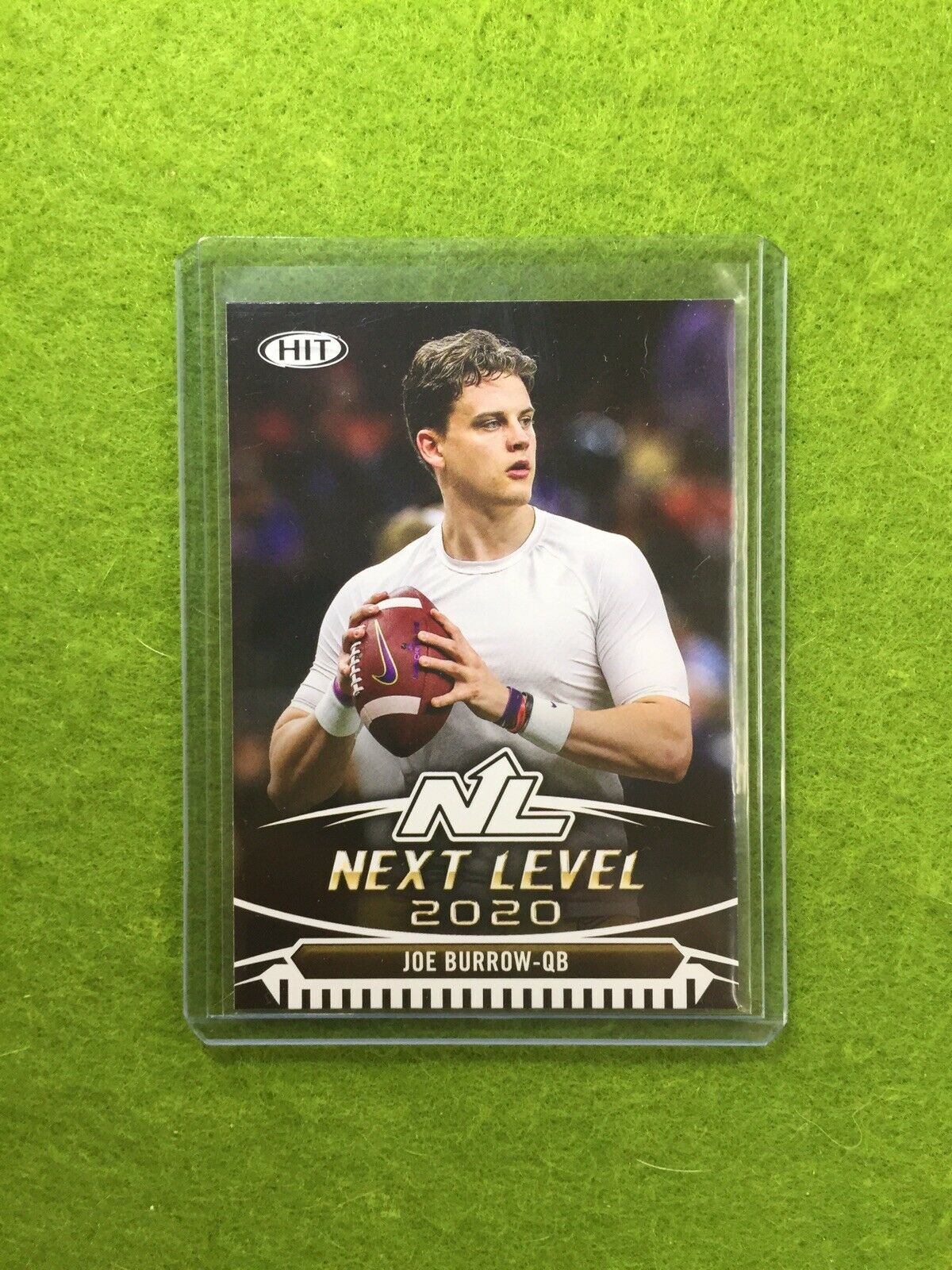 JOE BURROW ROOKIE CARD JERSEY #9 LSU RC 2020 Sage HIT Premier NEXT LEVEL BENGALS