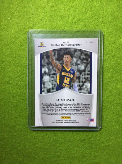 JA MORANT SILVER PRIZM ROOKIE CARD JERSEY #12 MS RC GRIZZLIES 2019 Prizm CRUSADE