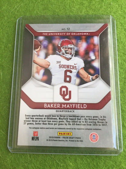 BAKER MAYFIELD PRIZM JERSEY #6 CLEVELAND BROWNS 2019 Panini Prizm DraftPicks #12