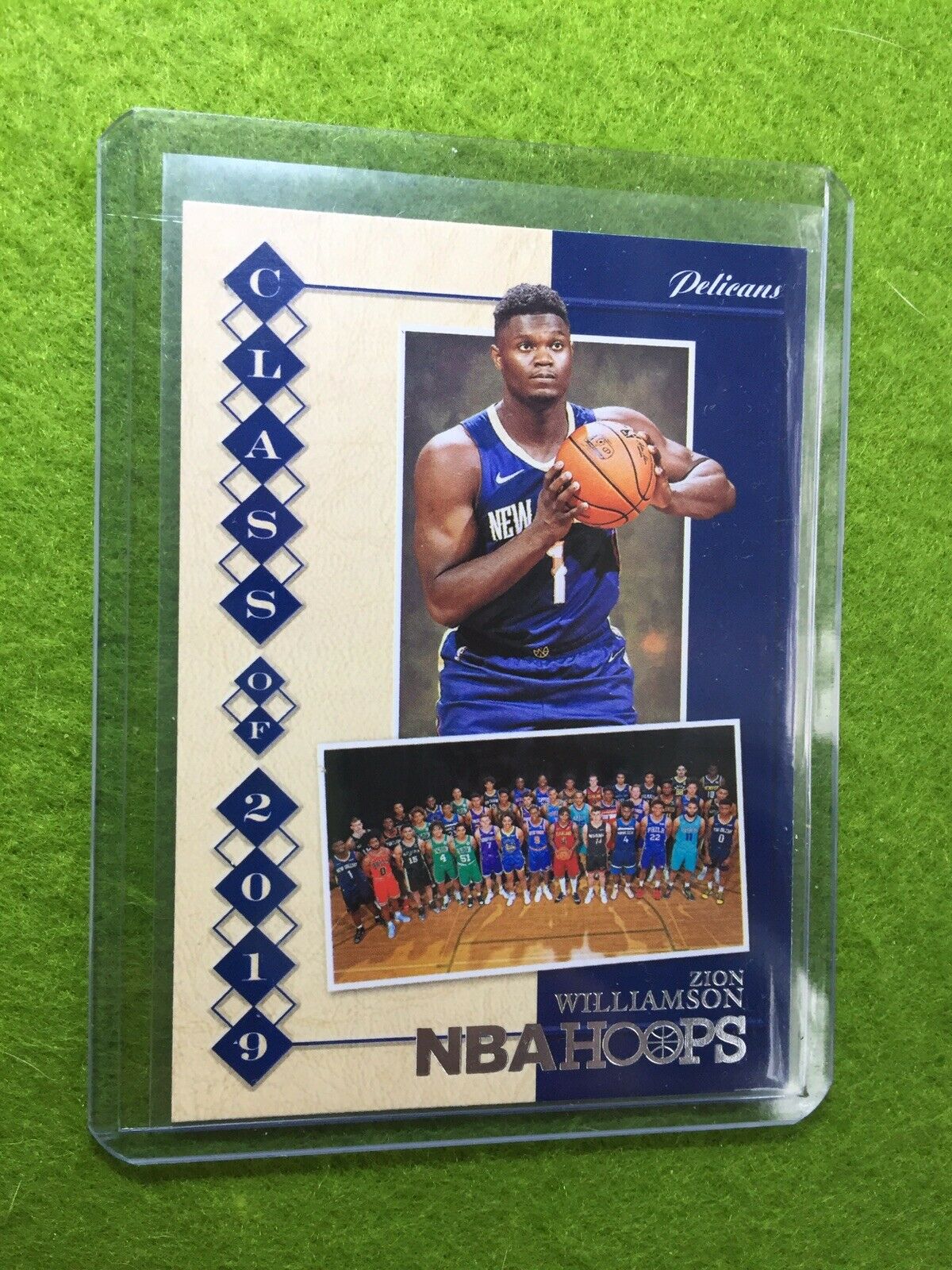 ZION WILLIAMSON ROOKIE CARD JERSEY #1 PELICANS RC 2019-20 NBA Hoops SILVER FOIL