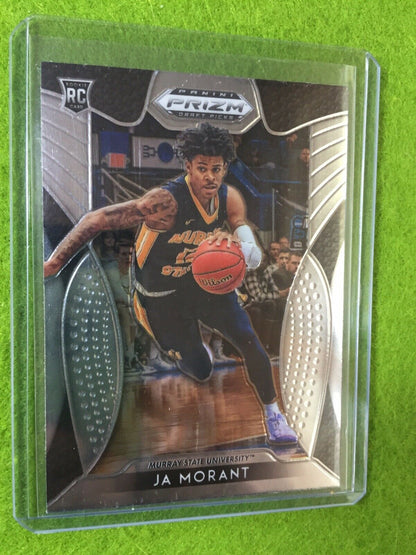 Ja Morant PRIZM ROOKIE CARD JERSEY #12 GRIZZLIES RC 2019 Prizm Draft Picks #2 rc