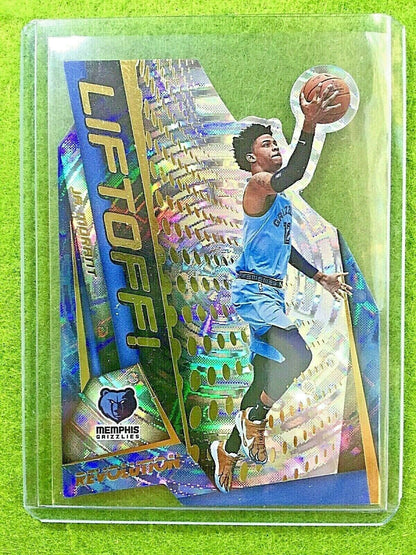 JA MORANT PRIZM ROOKIE CARD FRACTAL REFRACTOR RC 2019-20 Revolution LIFTOFF SSP