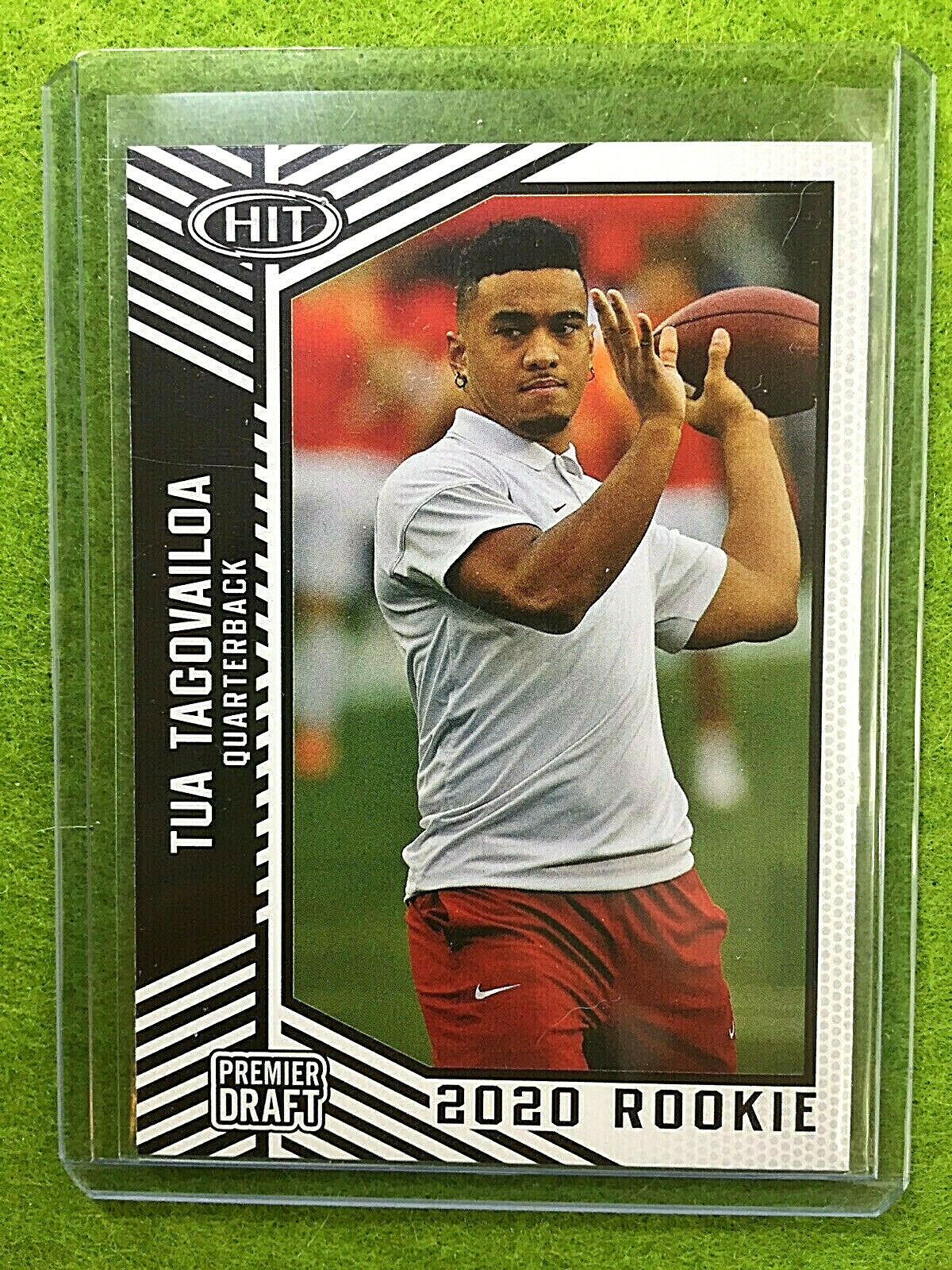 TUA TAGOVAILOA ROOKIE CARD JERSEY #13 ALABAMA RC 2020 Sage HIT Premier Draft #13