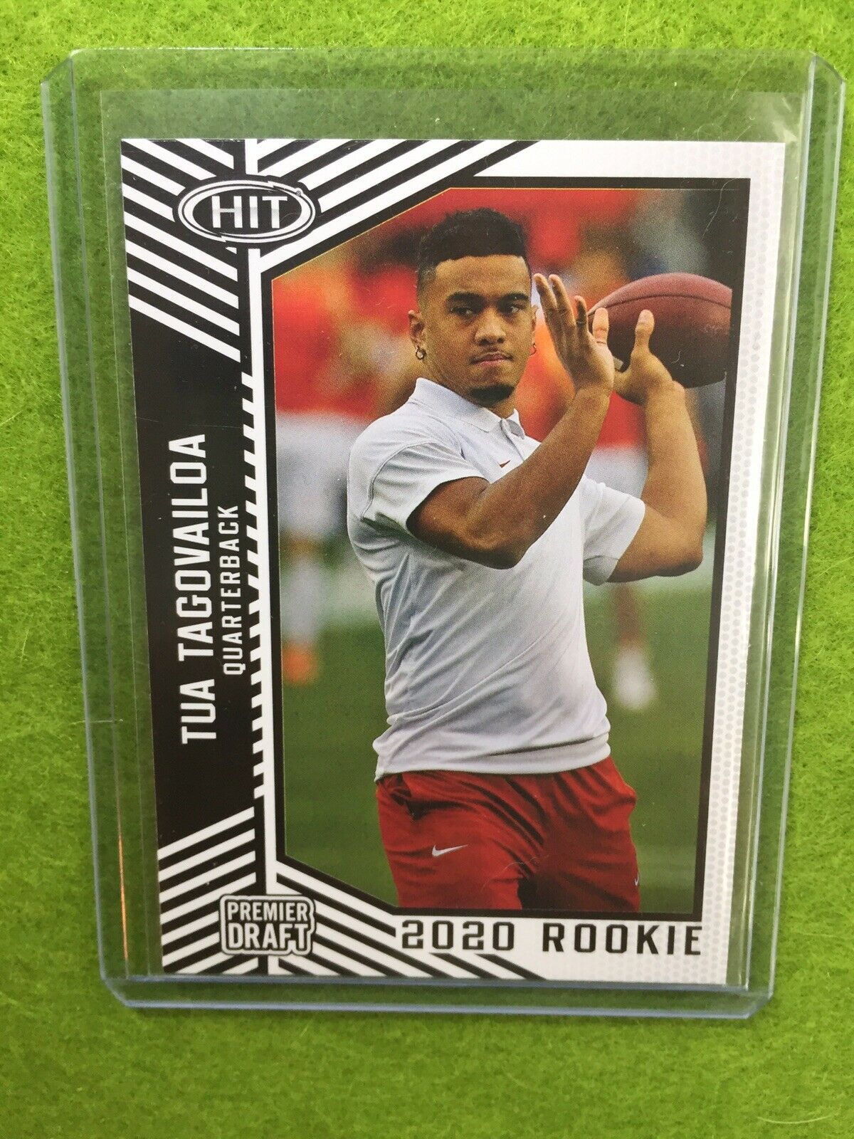 TUA TAGOVAILOA ROOKIE CARD JERSEY #13 ALABAMA RC 2020 Sage HIT Premier Draft #13