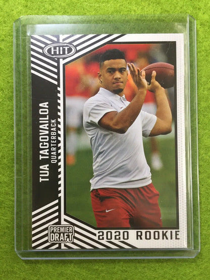 TUA TAGOVAILOA ROOKIE CARD JERSEY #13 ALABAMA RC 2020 Sage HIT Premier Draft #13