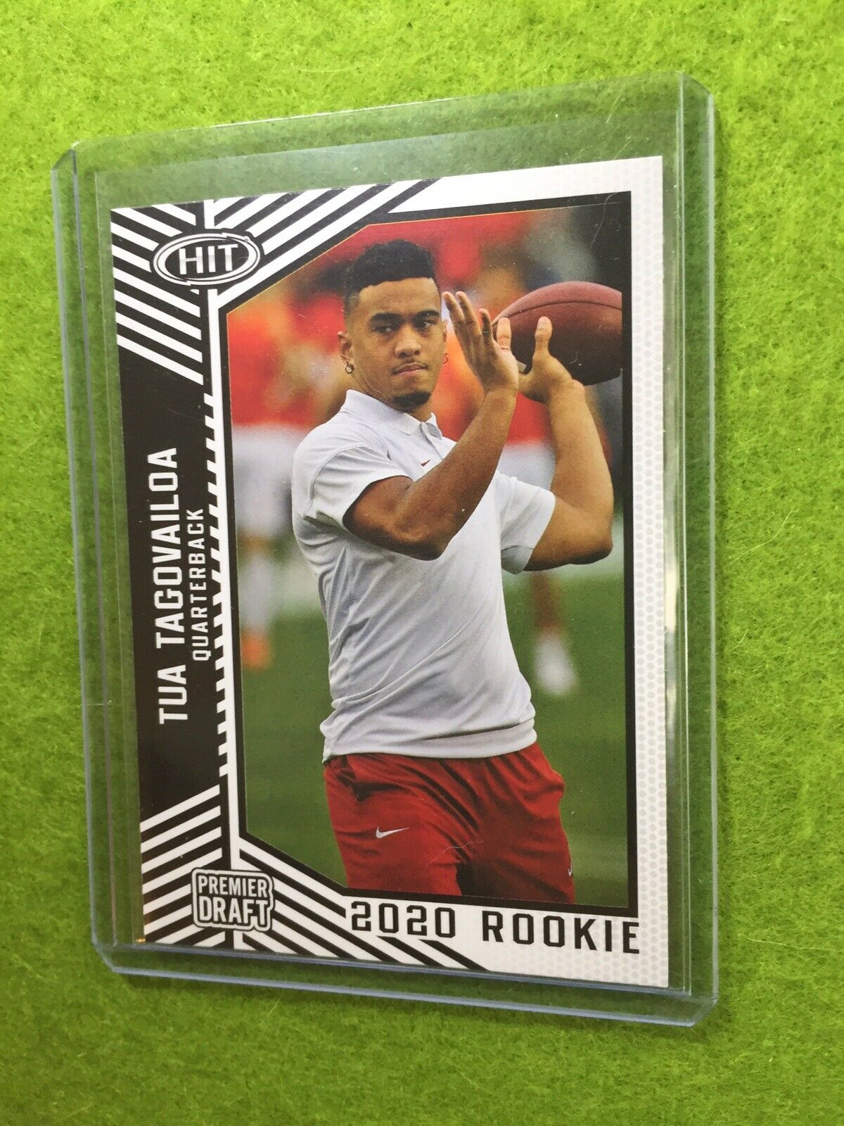 TUA TAGOVAILOA ROOKIE CARD JERSEY #13 ALABAMA RC 2020 Sage HIT Premier Draft #13