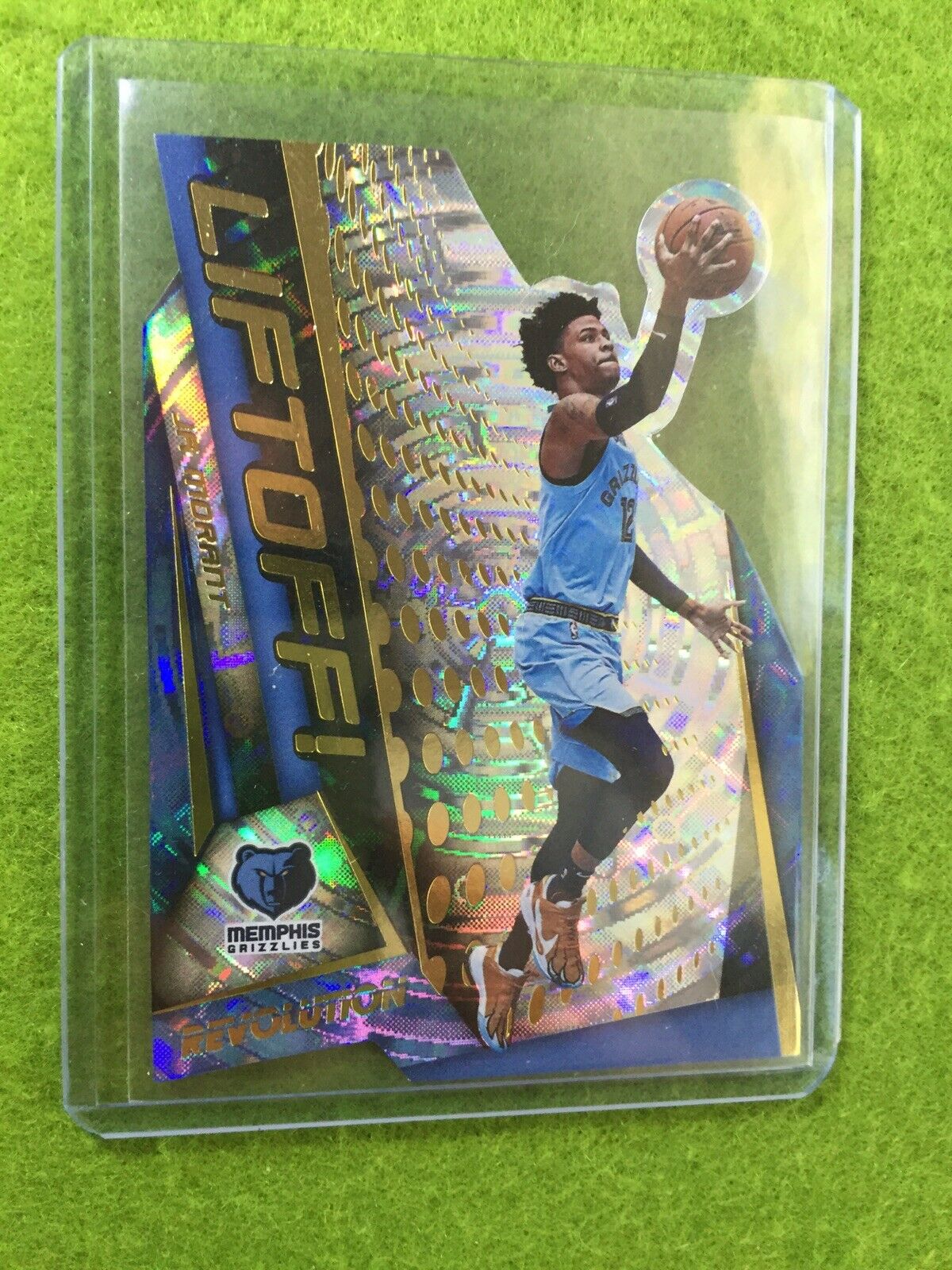 JA MORANT PRIZM ROOKIE CARD FRACTAL REFRACTOR RC 2019-20 Revolution LIFTOFF SSP