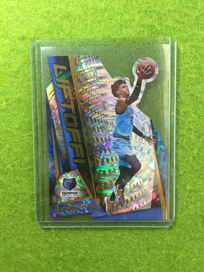 JA MORANT PRIZM ROOKIE CARD FRACTAL REFRACTOR RC 2019-20 Revolution LIFTOFF SSP